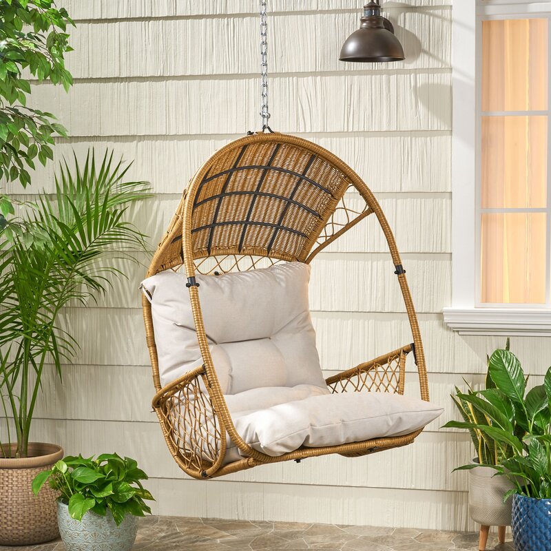 Lily Hanging Rattan Chair How To Hang A Chair 14 Best Outdoor