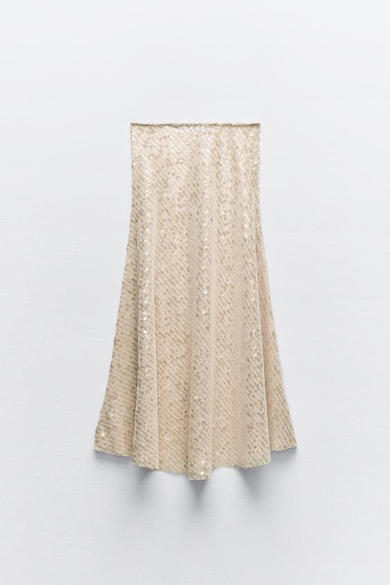 Primavera Estate Gonna Lunga Elegante Zara Primavera Estate Zara