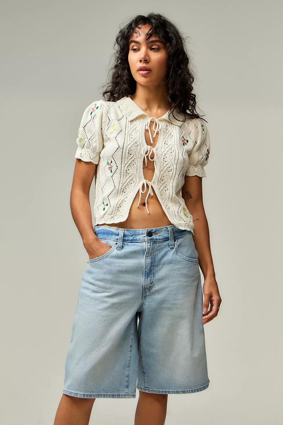 Jean Shorts Outfit Best Shorts For Large Thighs Wide Leg Denim