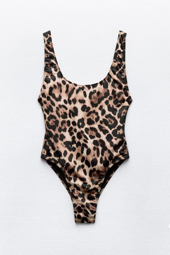Animal Print Traje De BaÃ±o Leopardo El Bañador De Leopardo Que