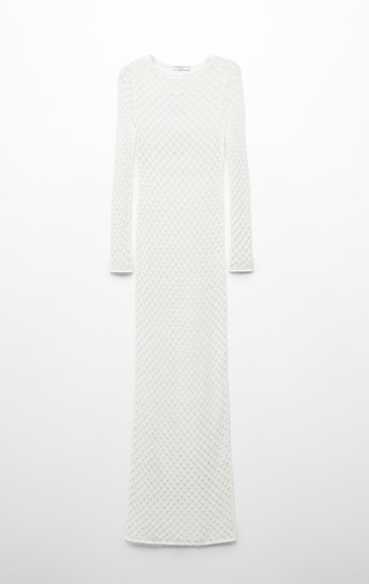 Uncinetto Vestito Zara Macrame Vestito Uncinetto Estate 2024