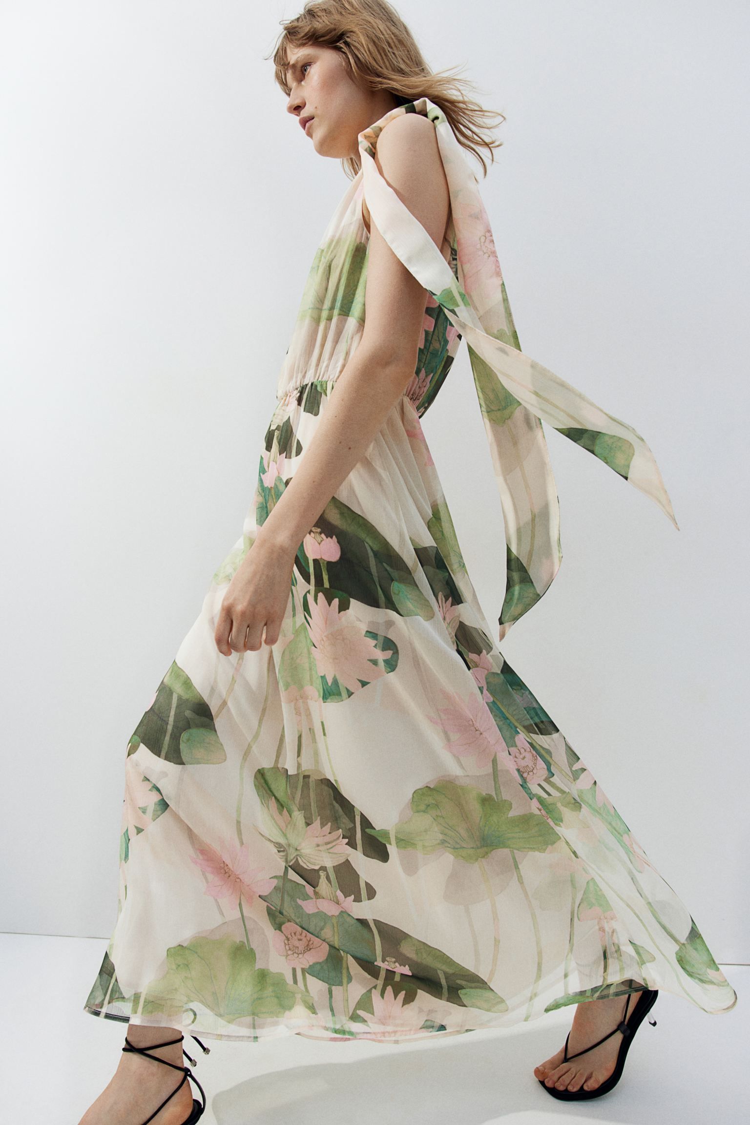 Vestidos Fiesta Vestido Verde Plisado Massimo Dutti Vestido