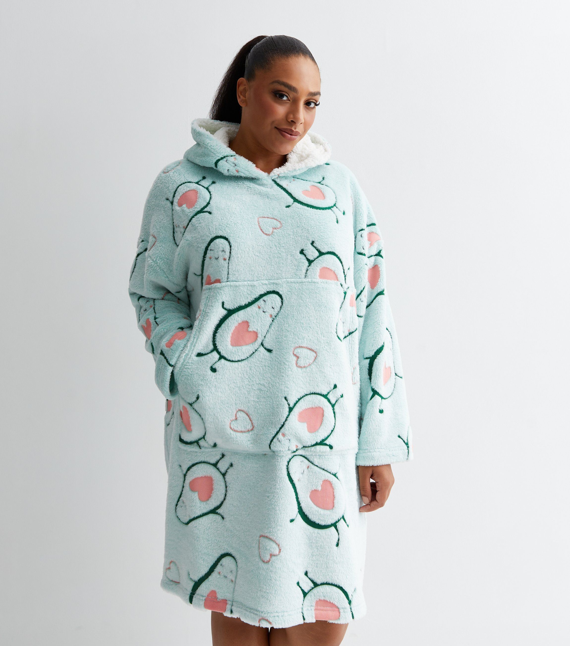 Blue Avocado Oodie Oversized Hoodie Blanket Avocado Avocado Oodie