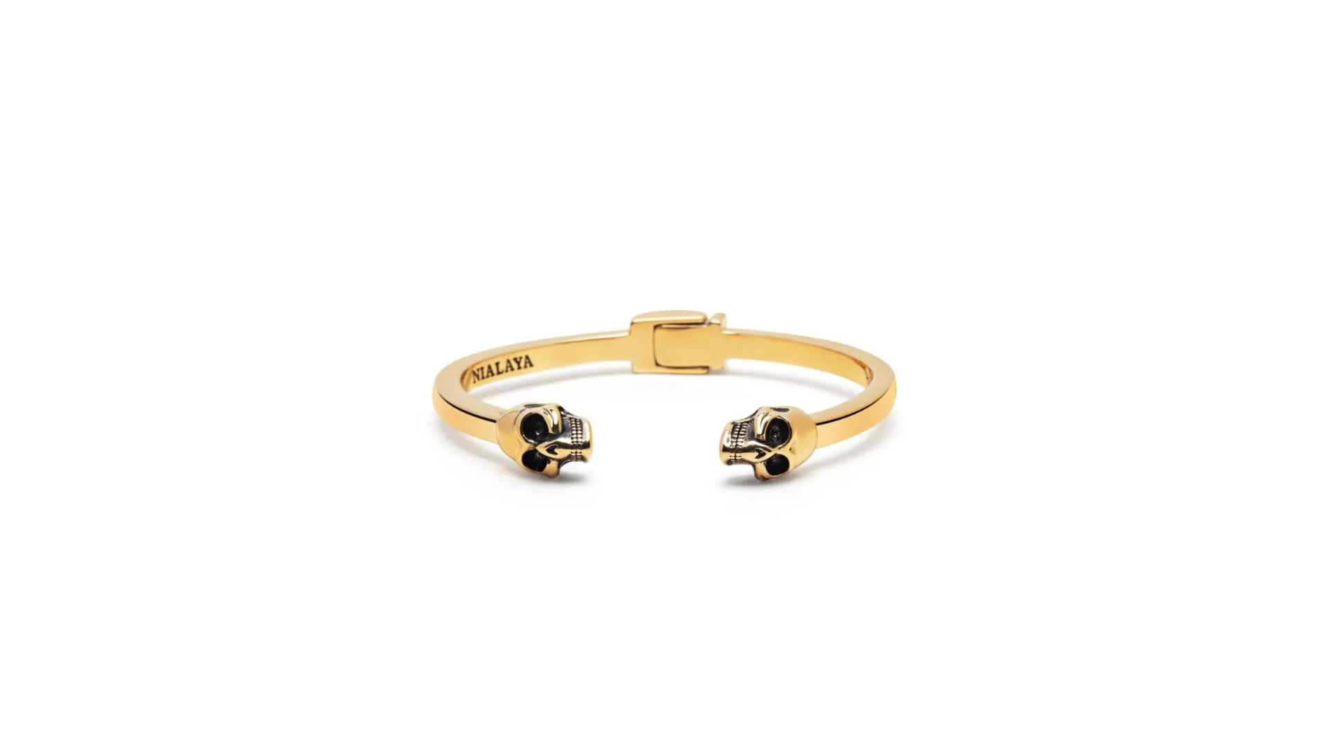 Set Di 3 Braccialetti Rigidi Oro Per Donna – Design Irregolare Minimalista, Aperti E Regolabili, Stile Punk Chic - 3
