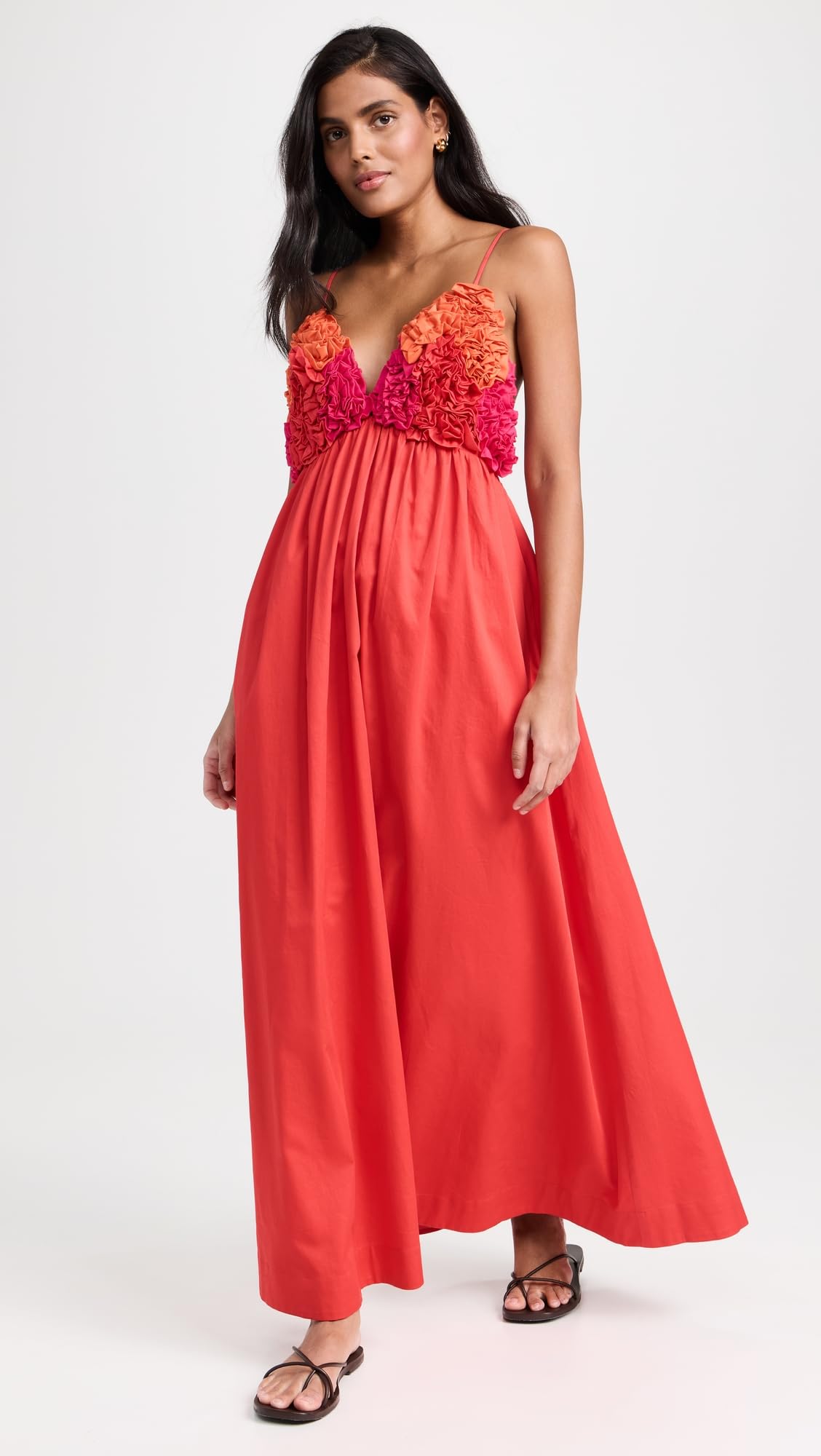 knee length dresses for ladies Lace Maternity Dress Xs / Sand main image 1