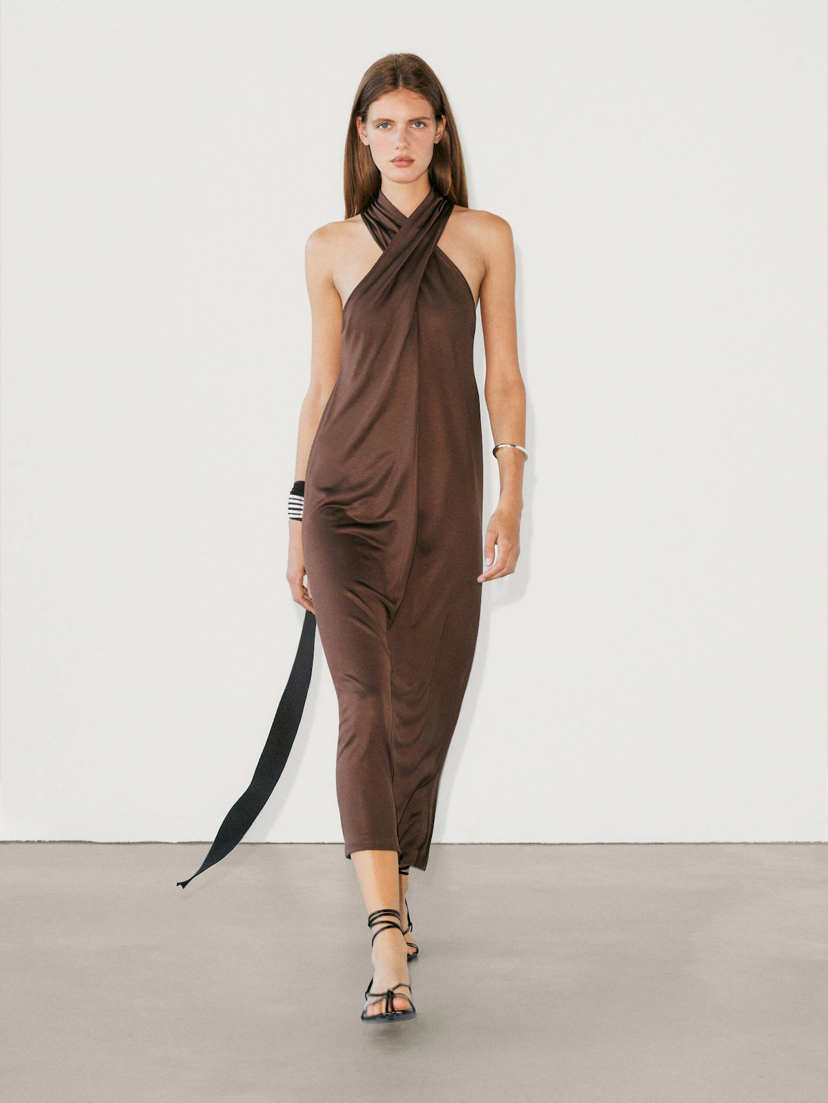 Vestido Boho Zara Vestido Cuello Halter Vestidos Espectaculares De