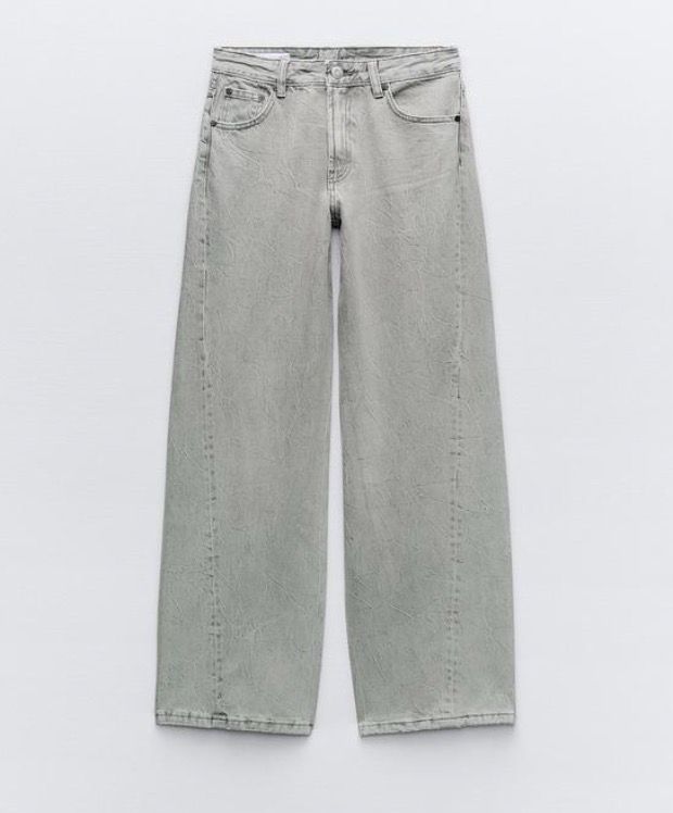 Pantalon Baggy Pantalones Enrollados Zara Pantalón Vaquero