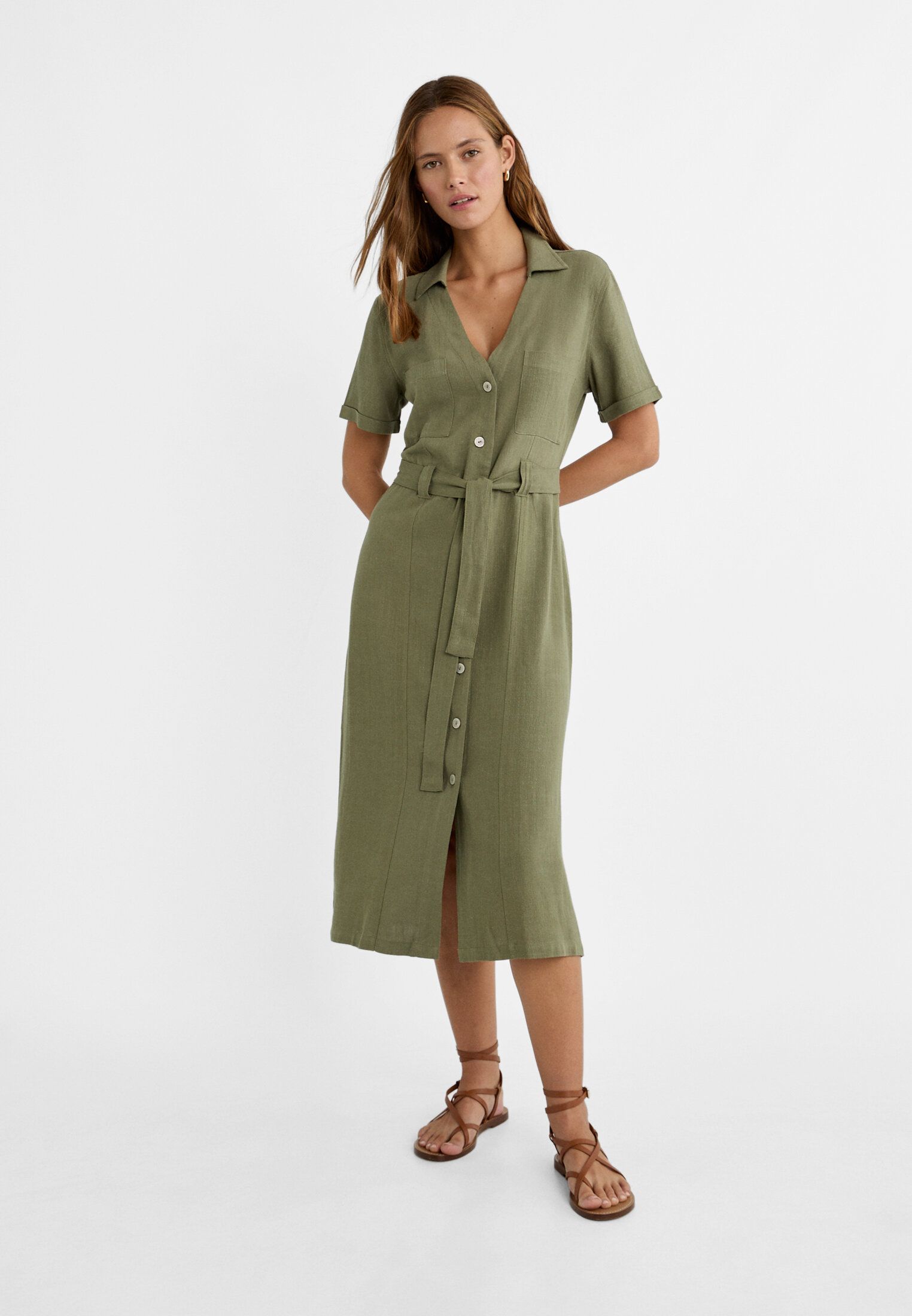 Vestido Camisero Rayas Vestido Tipo Camiseta Zara 10 Vestidos