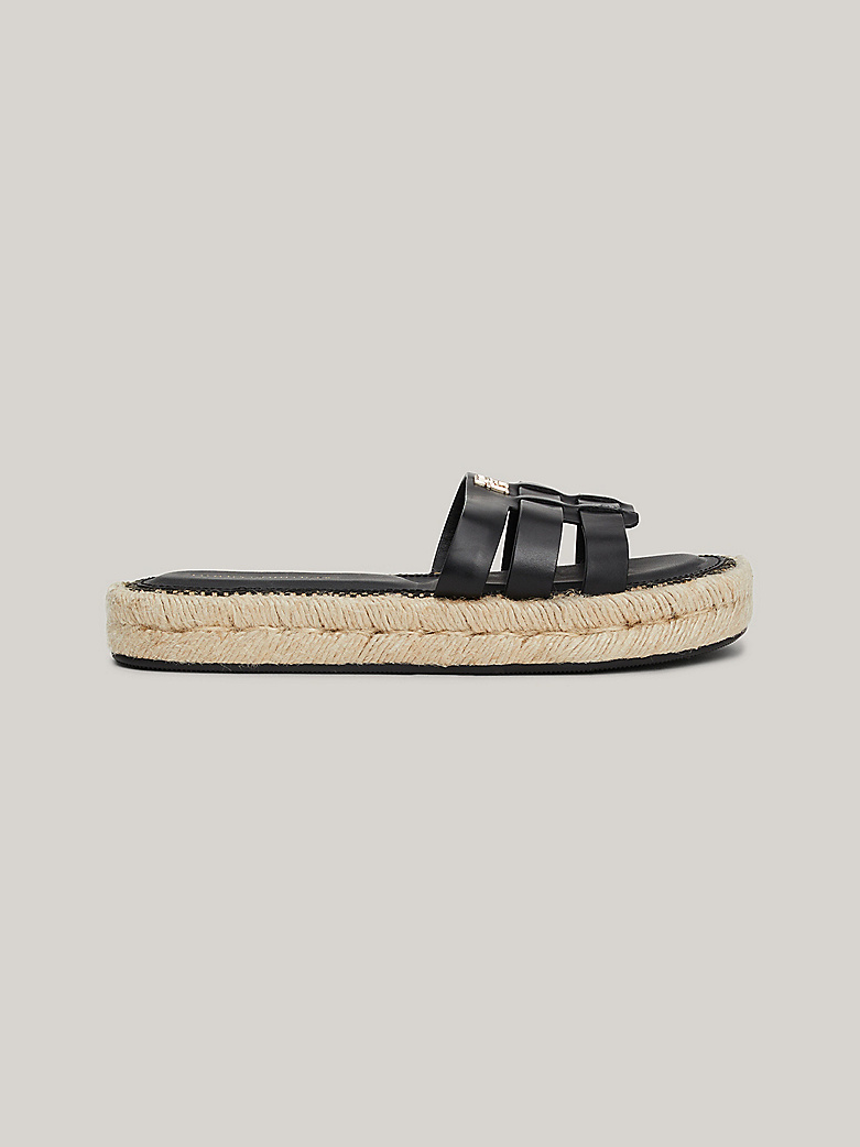 Easy Street Sandalo Nia Slide Donna, Tessuto rosso, 11 X-Wide