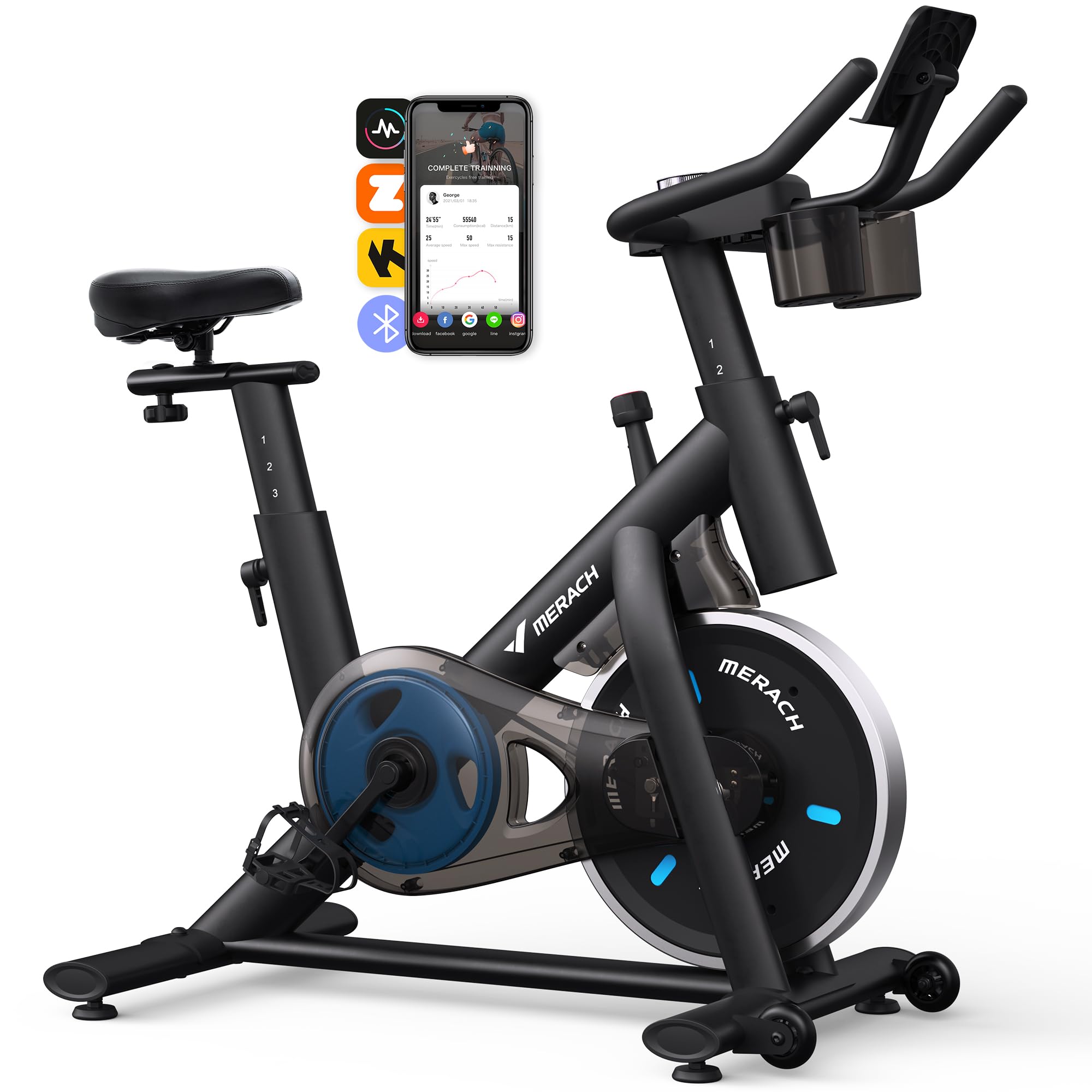 Mountain Bike Exercise Bike With Interactive Screen Best Cheap - Main Image