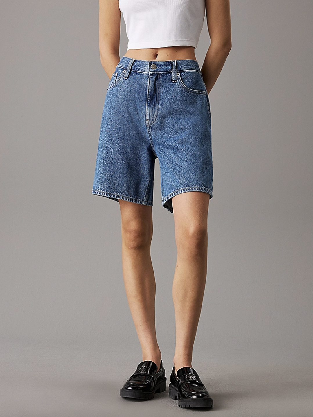 Walmart Pantalones Cortos Por La Rodilla Bermudas Vaqueras