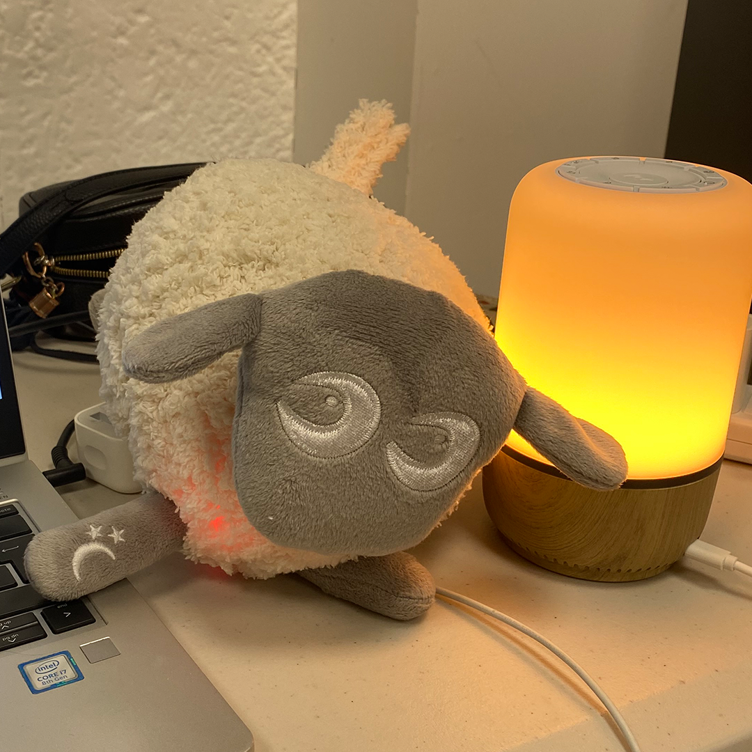 Ewan The Sheep Deluxe Grey Ewan The Dream Sheep Baby Sleep Soother