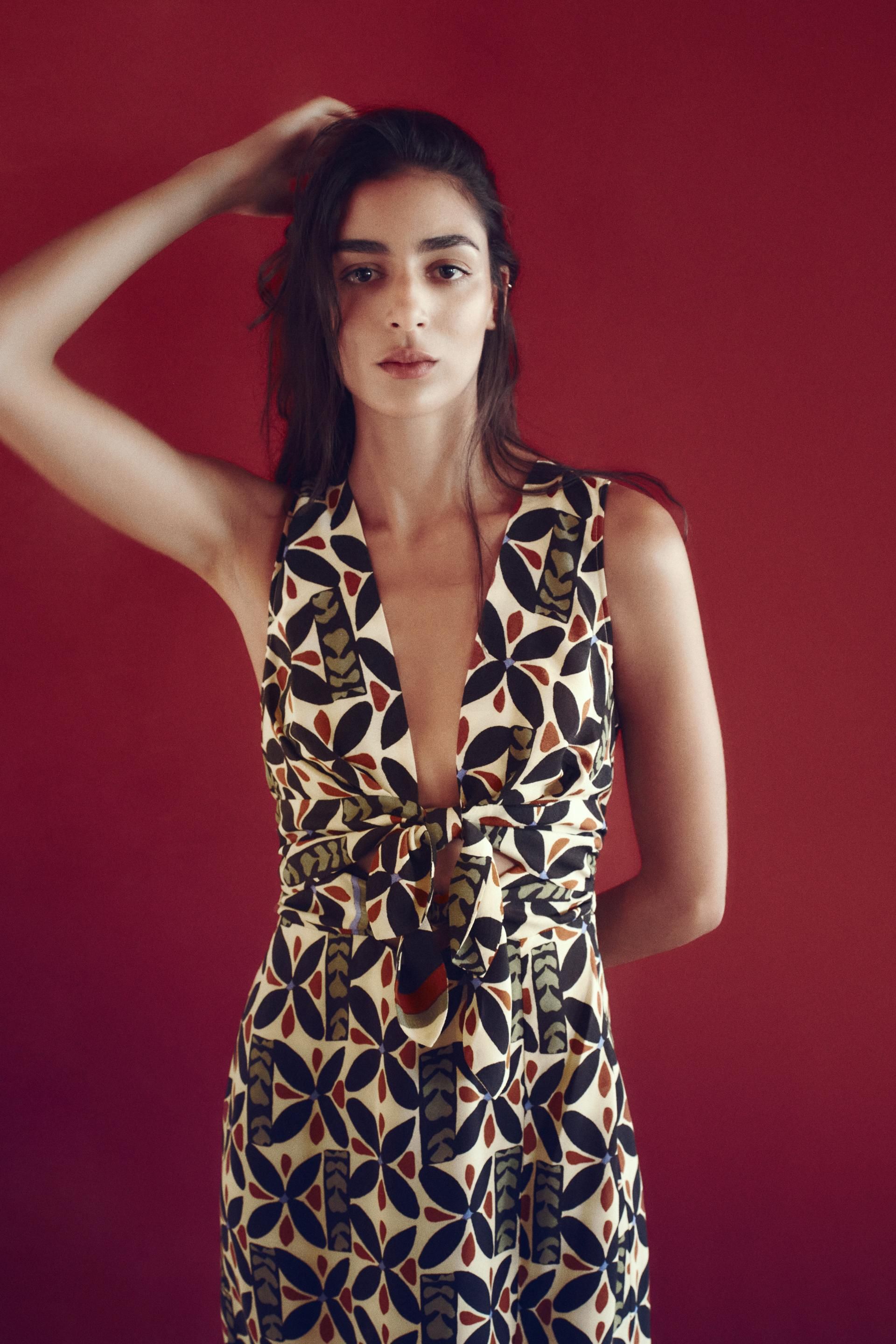 Vestido Fluido Vestido Halter Corto Stradivarius Vestidos Fluidos