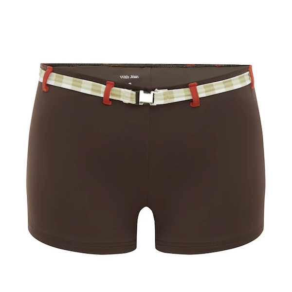 Vintage Belted Swim Trunks Swimwear Board Shorts Brands List Men's