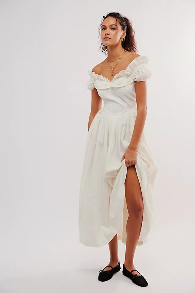 Maya Jama Just Wore Camila Cabello's White Sheer Milkmaid Dress