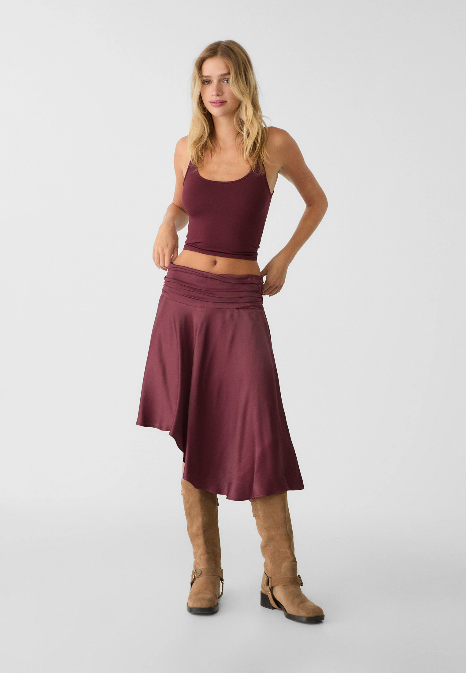 faldas largas faldas para disimular barriga