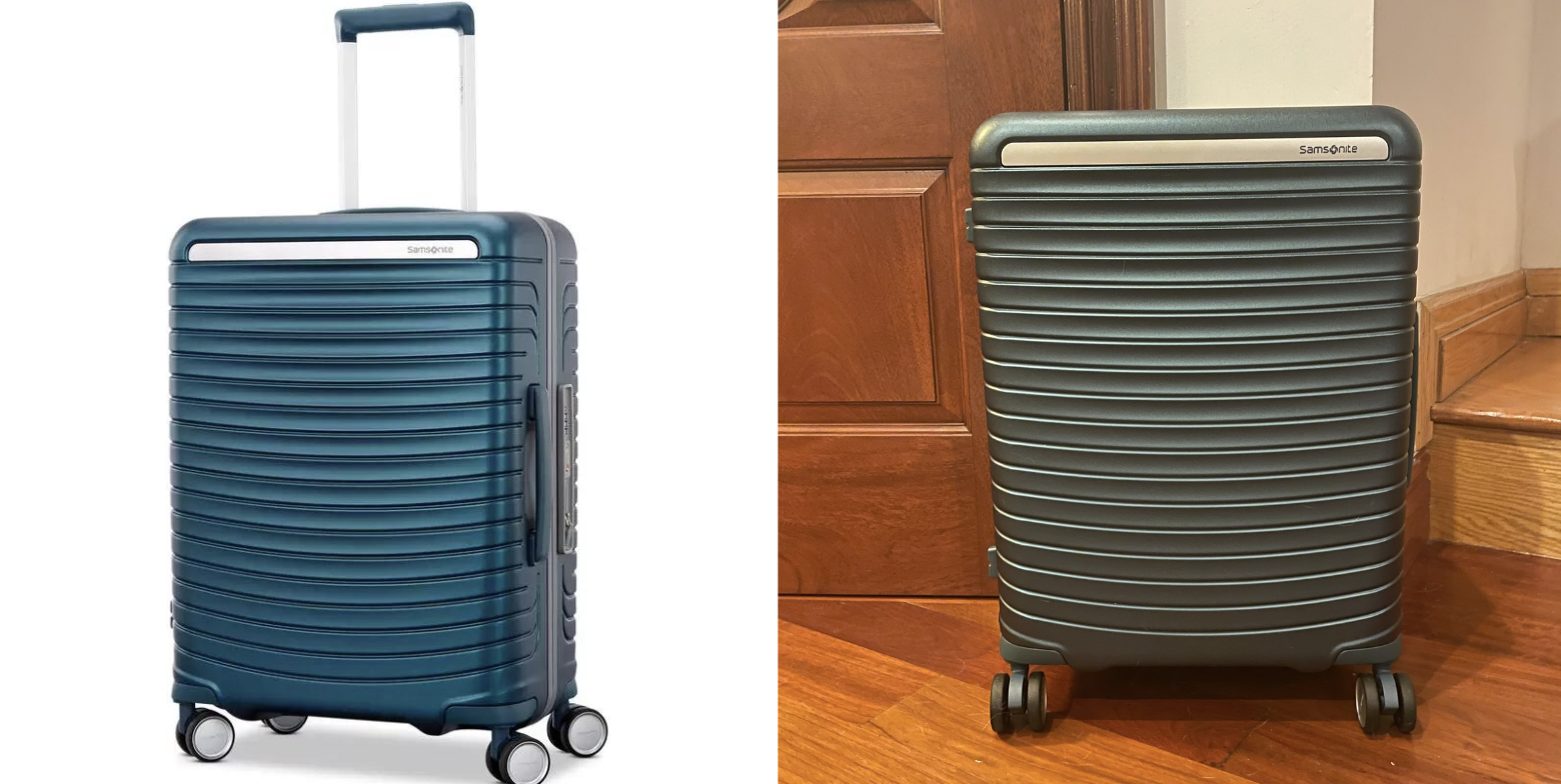 samsonite zipperless suitcase