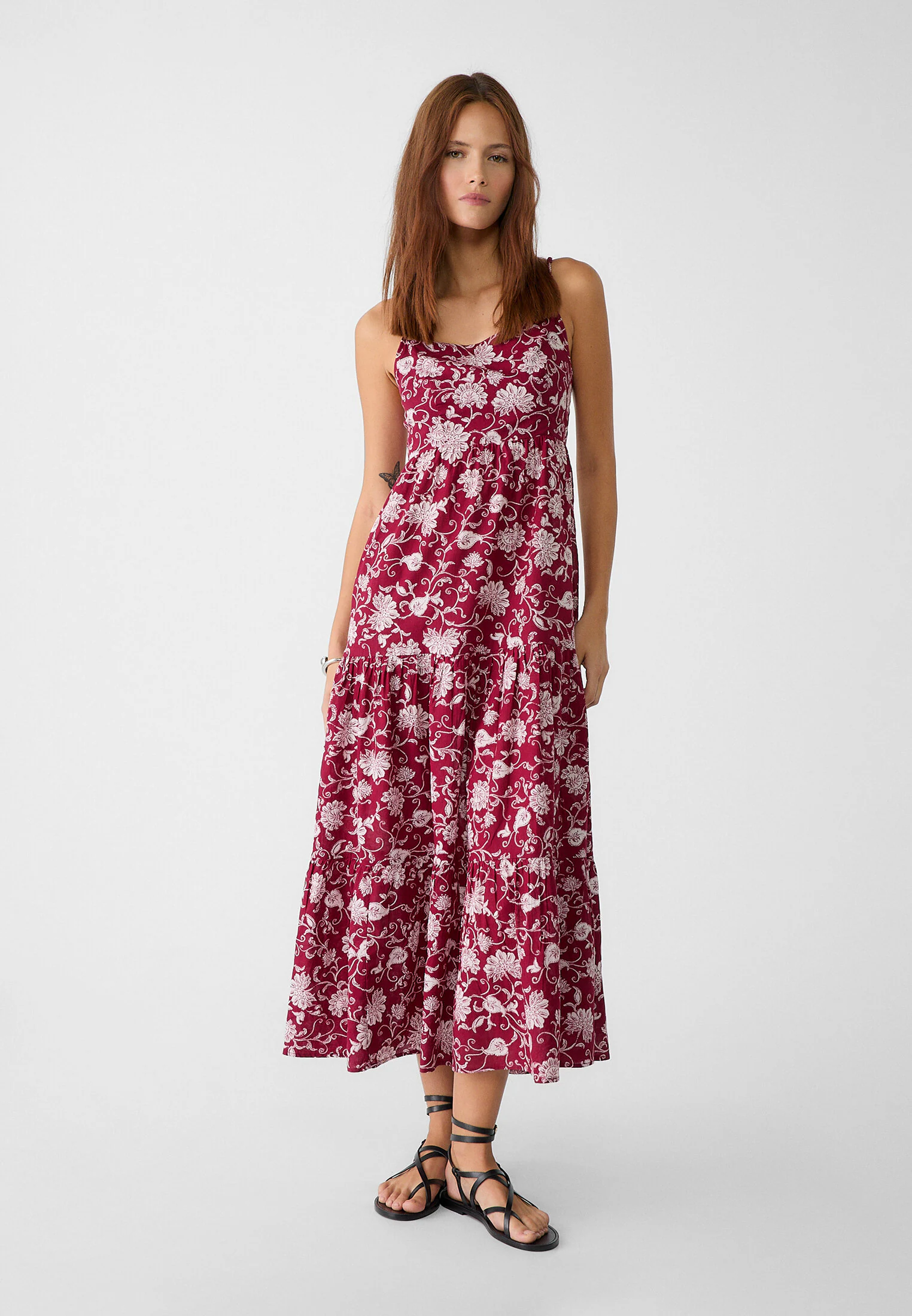 Vestidos Largos Vestido Leopardo Stradivarius 2019 Vestidos