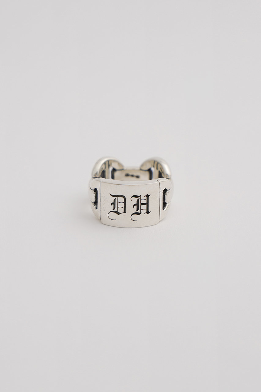 1*読様 ホーセンブース k18 リング STORE ONLY】MICRO LINK RING WITH 6 STONES｜YG｜Ring