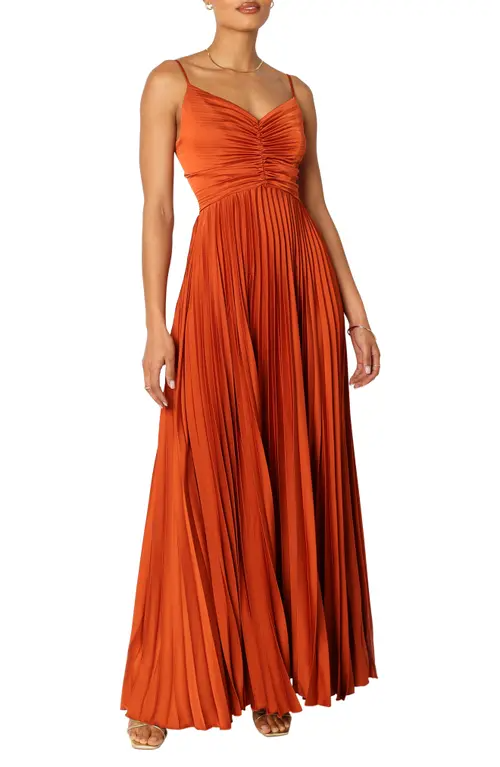 Where to Buy Alex Drummond's Orange Maxi Dress