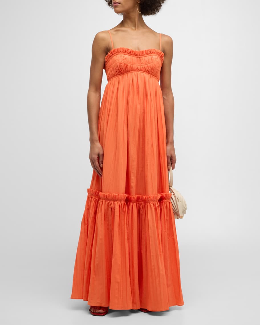 strapless open back dress Blake Lively Orange Dress Short Prom Dress – Hoprom