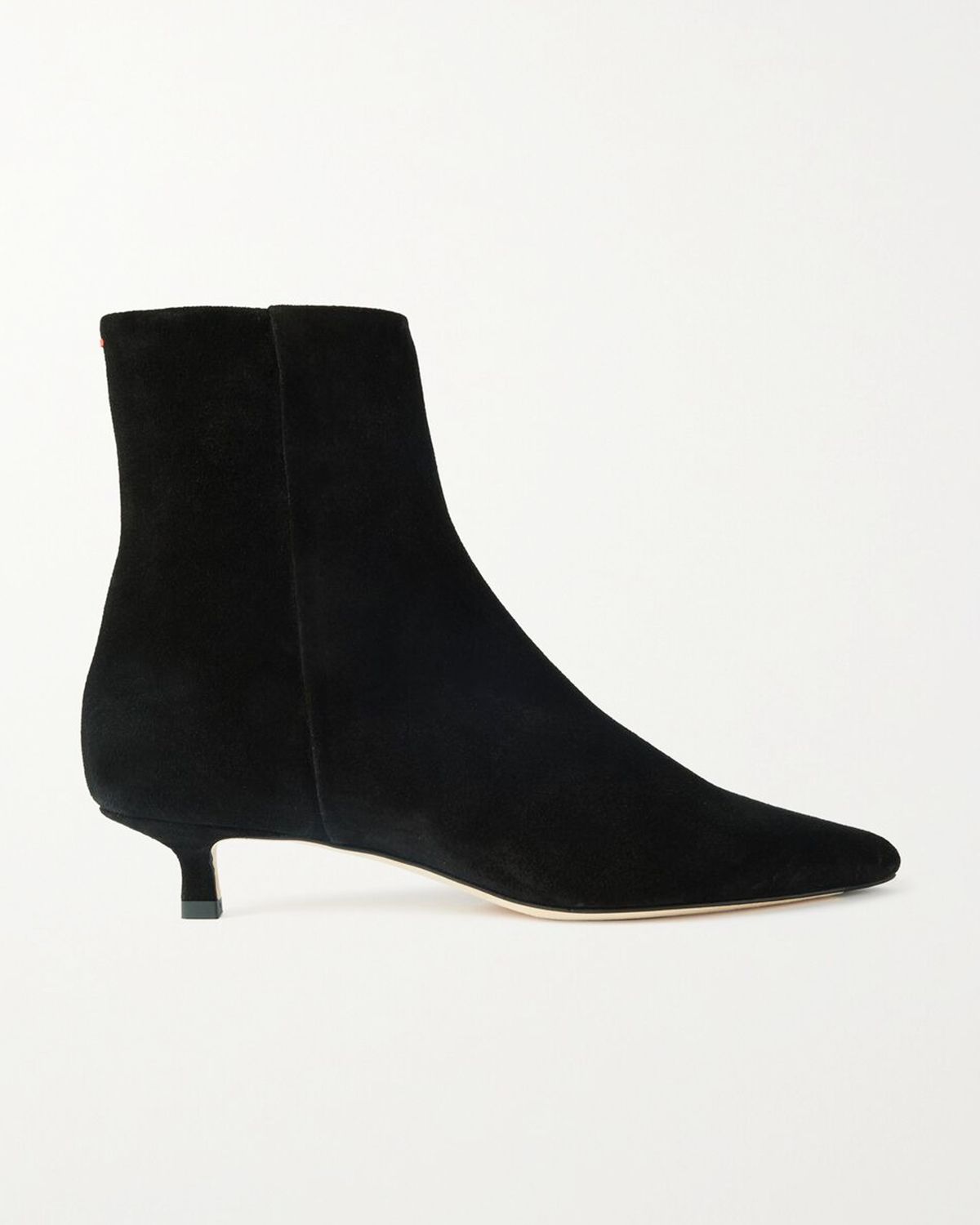 kitten heel booties