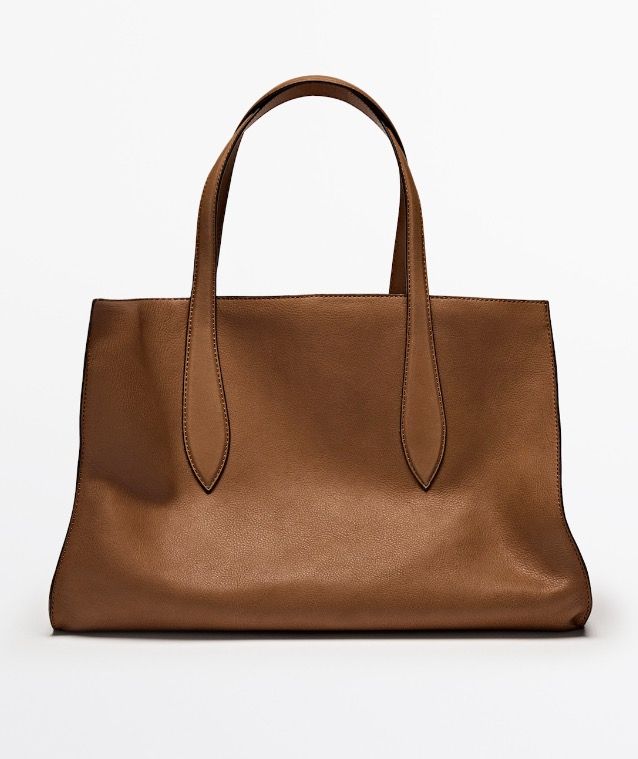 17 bolsos de piel grandes y a buen precio de Zara, Bershka y