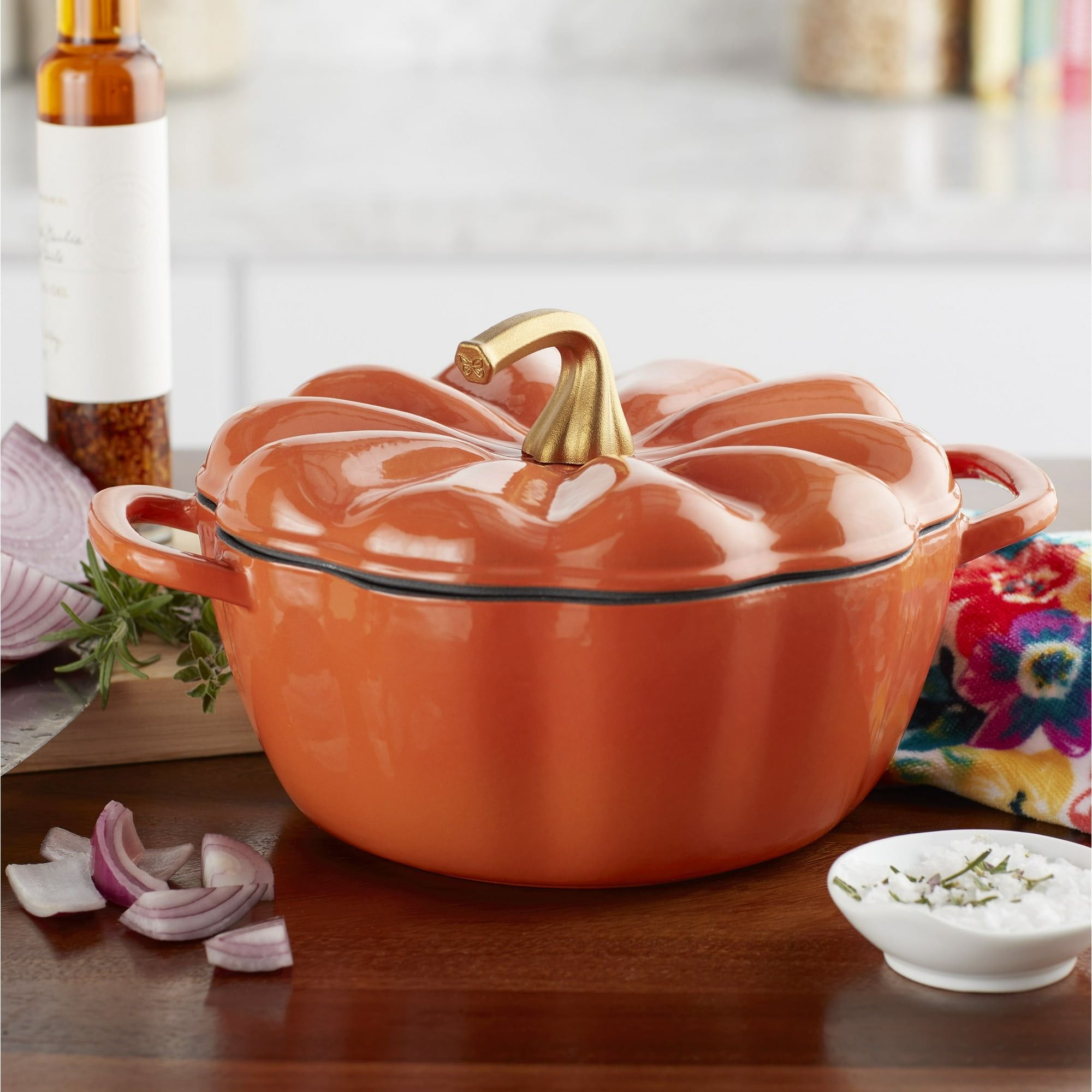The Pioneer Woman Pumpkin Dutch Oven Is Back in Stock for 2024