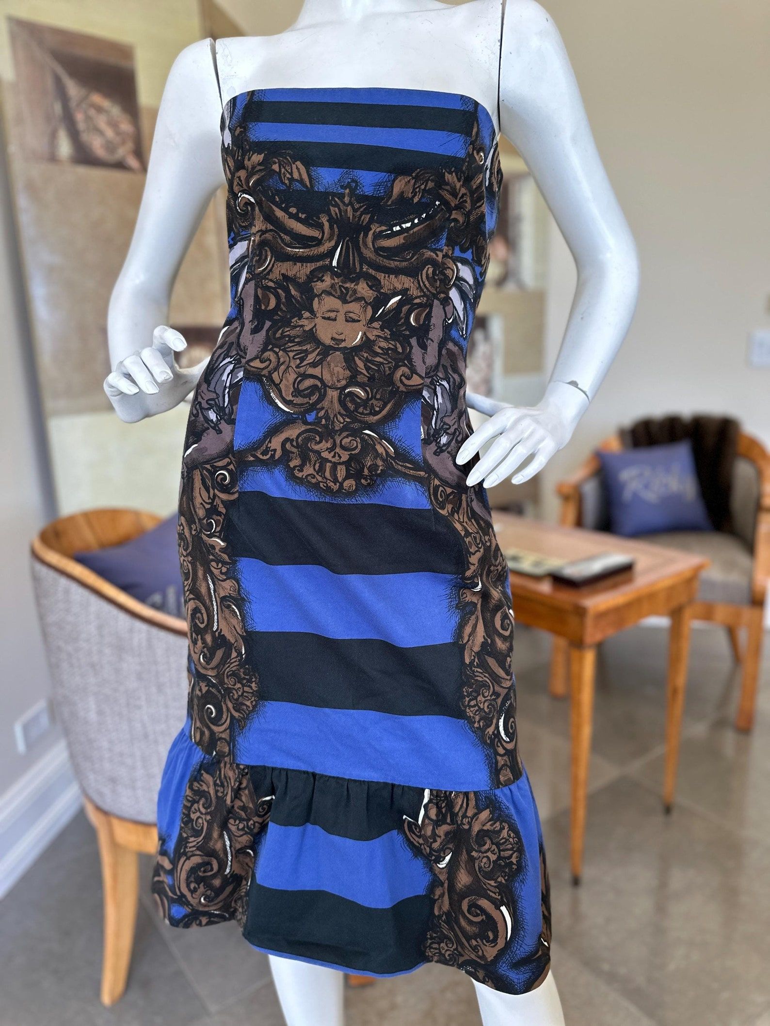 Simone Ashley Wears Vintage 2011 Prada Dress In Milan