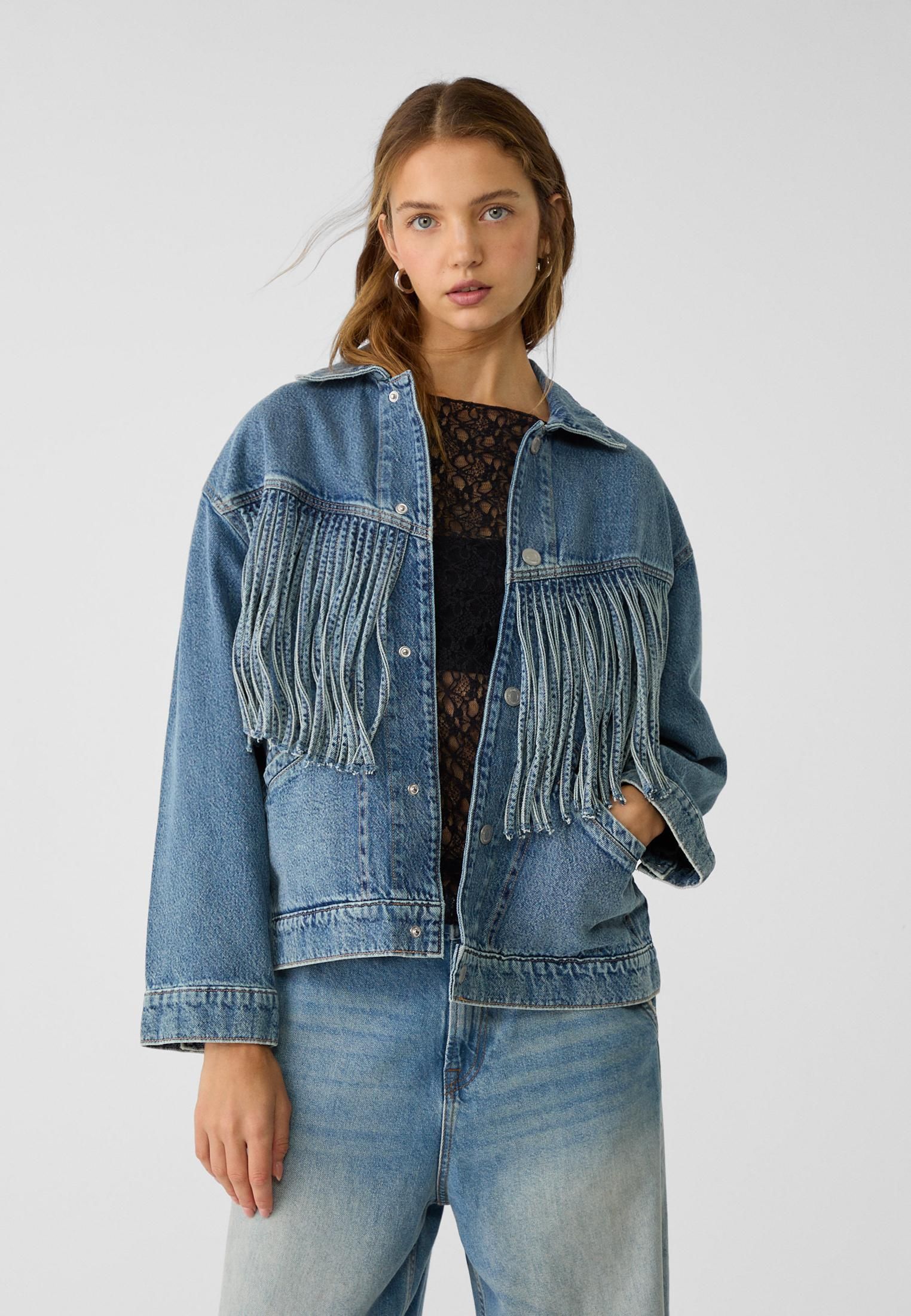 Chaqueta Denim Chaqueta Tejana Oversize Chaqueta Vaquera Mujer