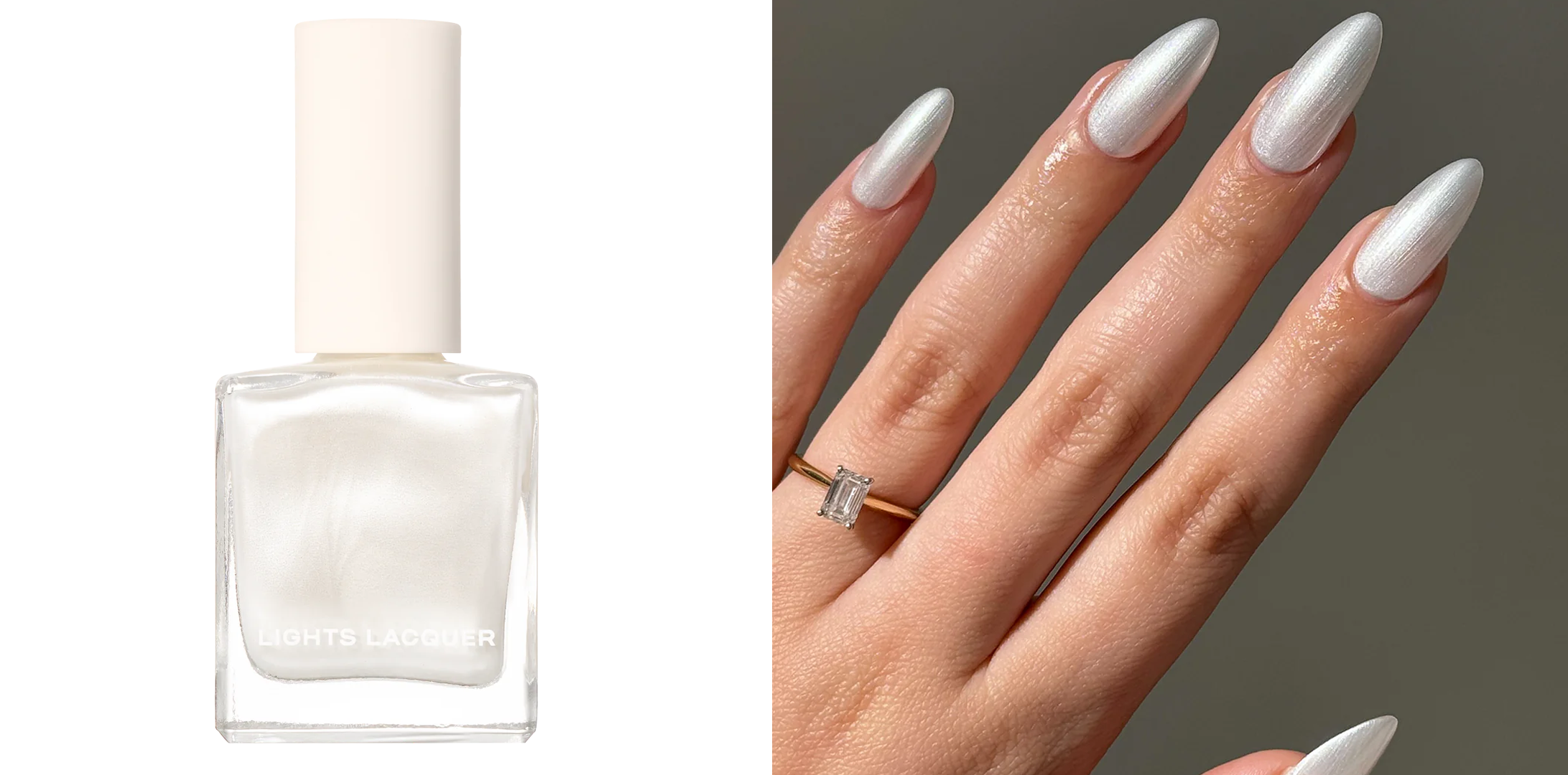 Light Blue Frosted Pearl Nails Shine in 2024