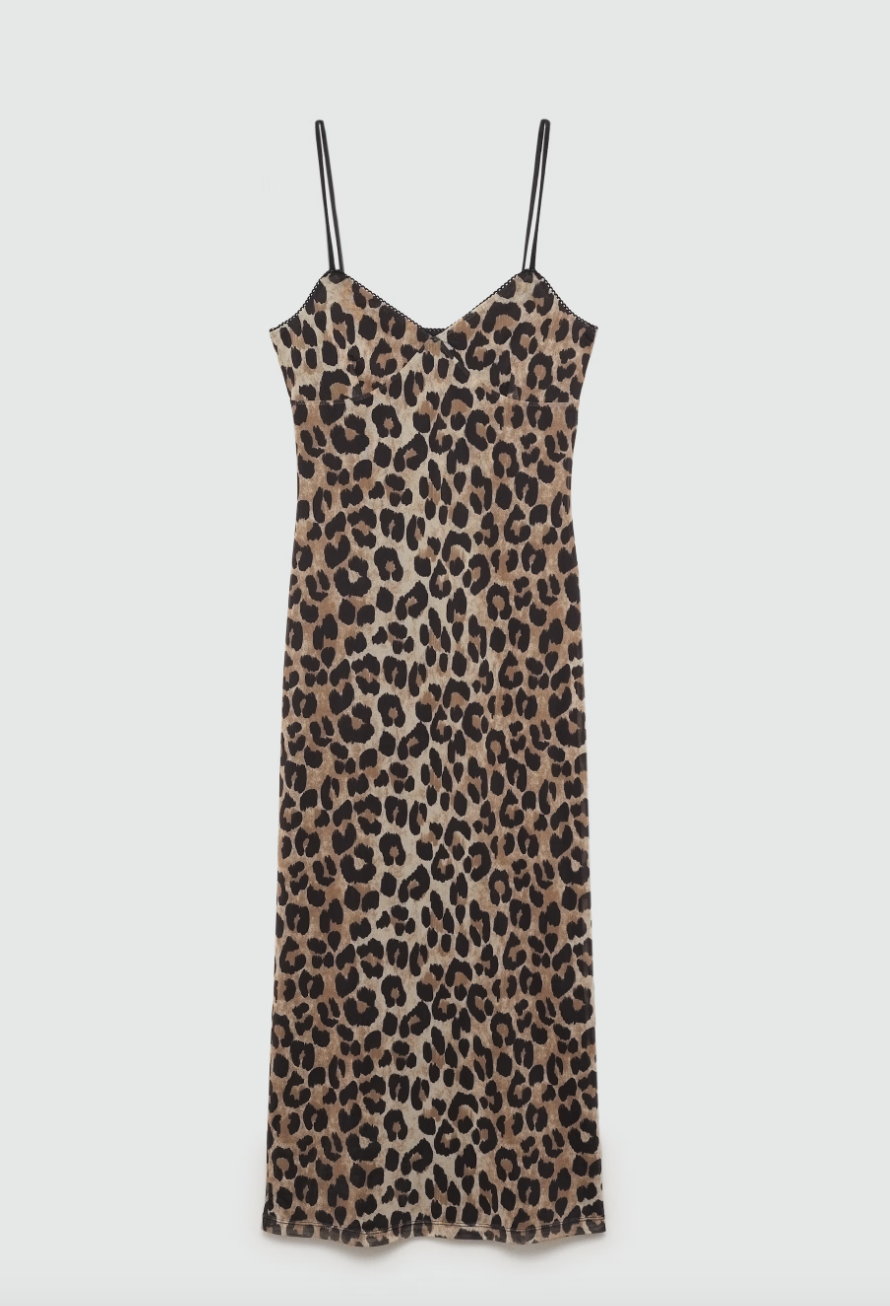 Mango's new-in leopard print pencil skirt is an autumn must-have
