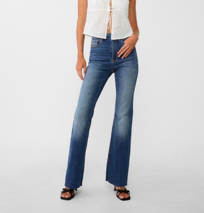 Paula Echevarría Vaqueros De Stradivarius Zara Chaqueta