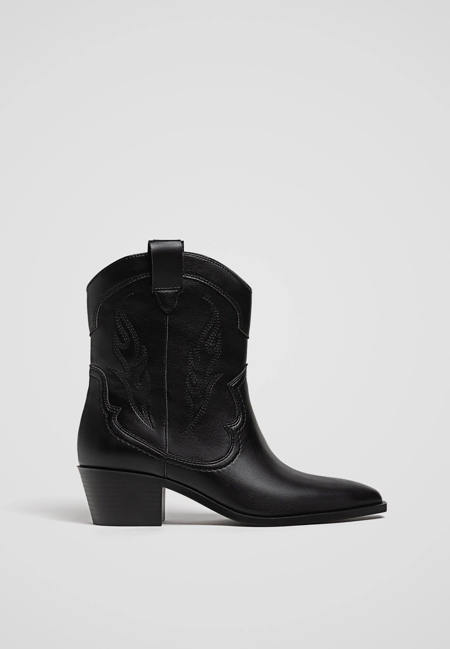 Black Bota Ante Negra Botas Vaqueras Botas Cowboy Ante Negro