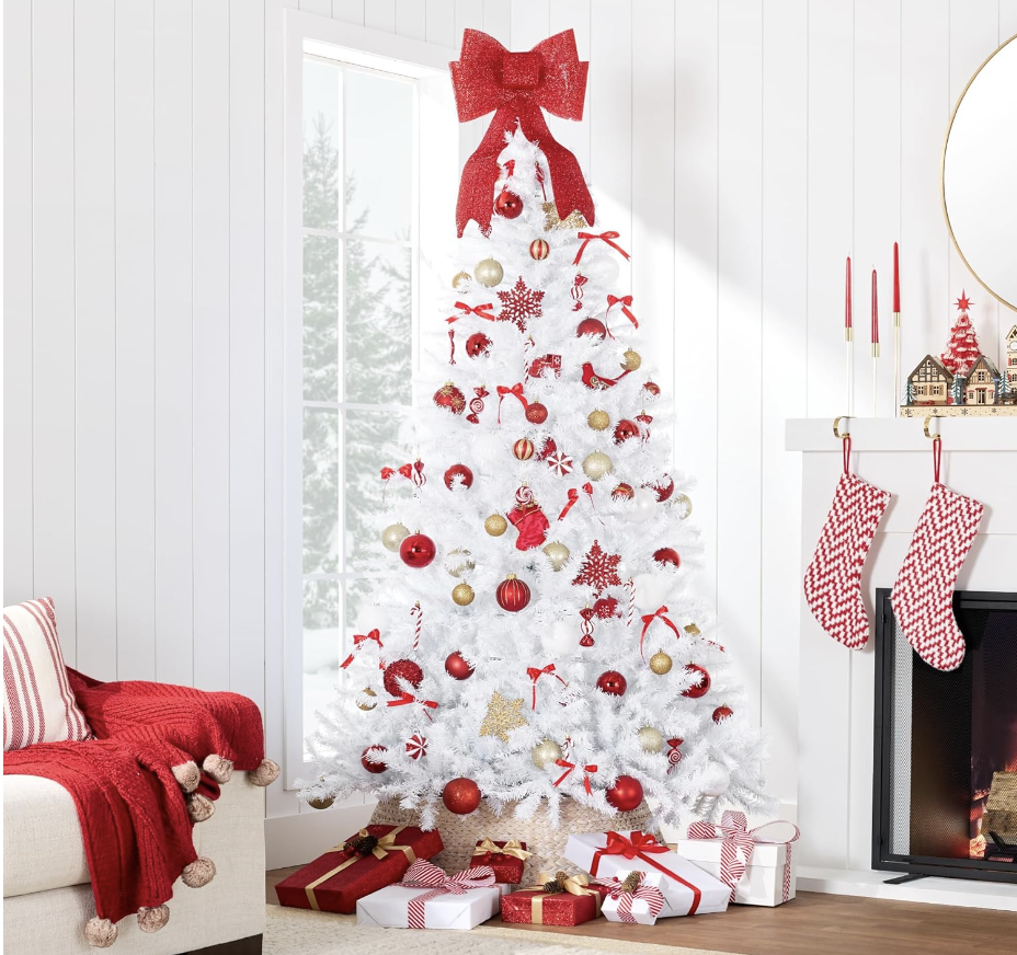 Thick Metallic Christmas Tree Tinsel Xmas Decoration (Various Colours