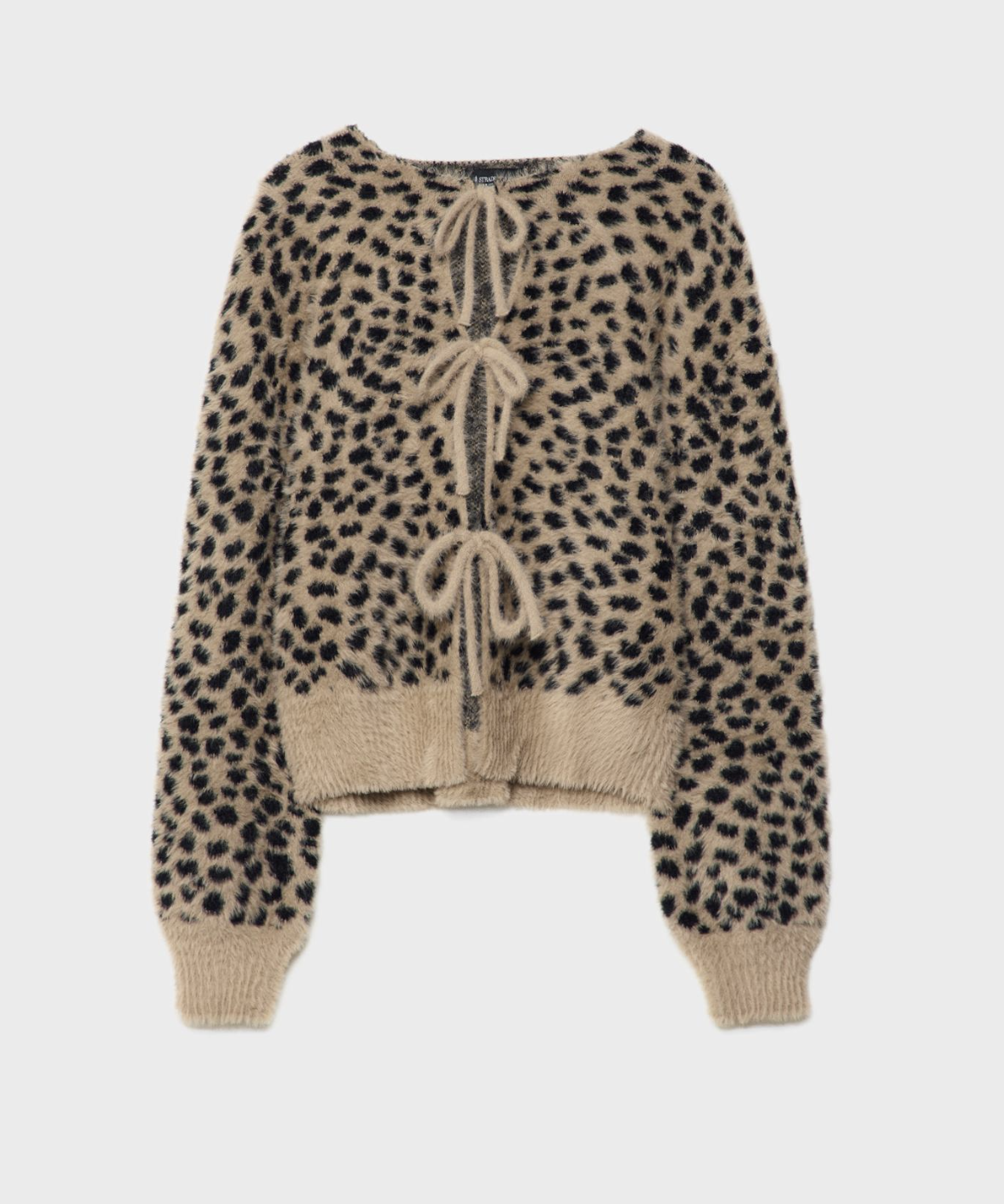 Chaqueta Jersey Leopardo Stradivarius Estampado Stradivarius