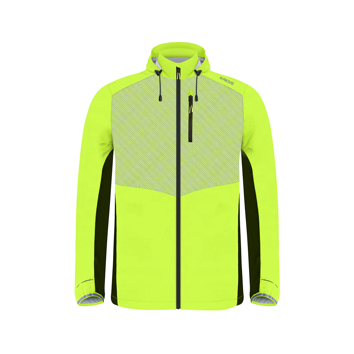 Cycling Fluorescent Running Jacket Run Visible Ladies Fluorescent Running  Jacket High Visibility