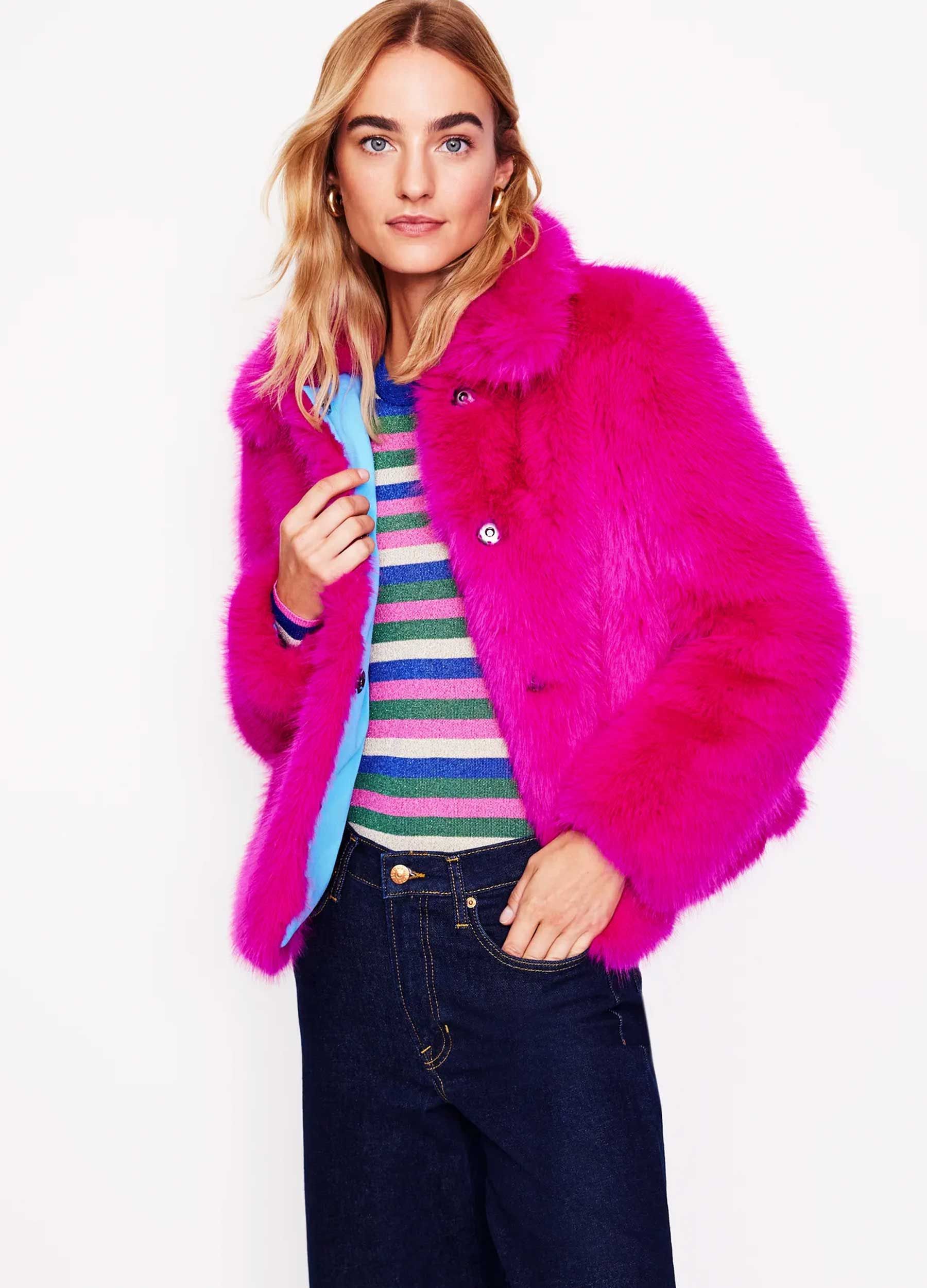 Pink Marks And Spencer Purple Coat Marks Spencer Size 12 Pink Wool