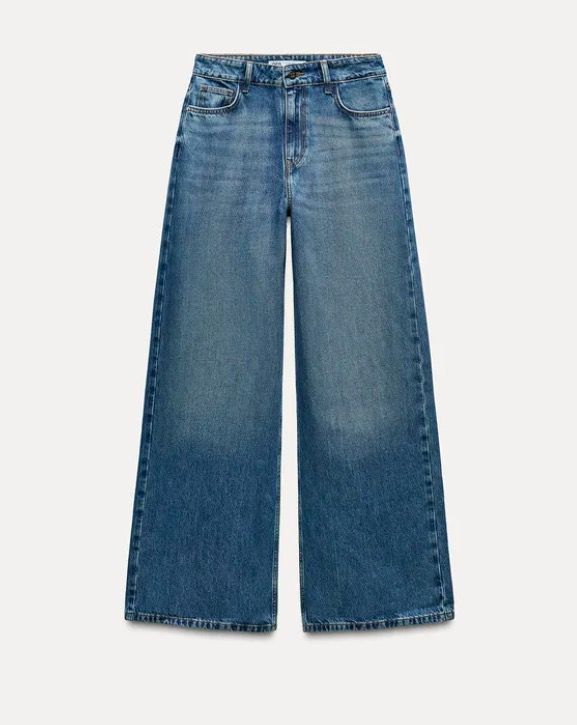 vaqueros anchos de Zara, Mango o Stradivarius como los de