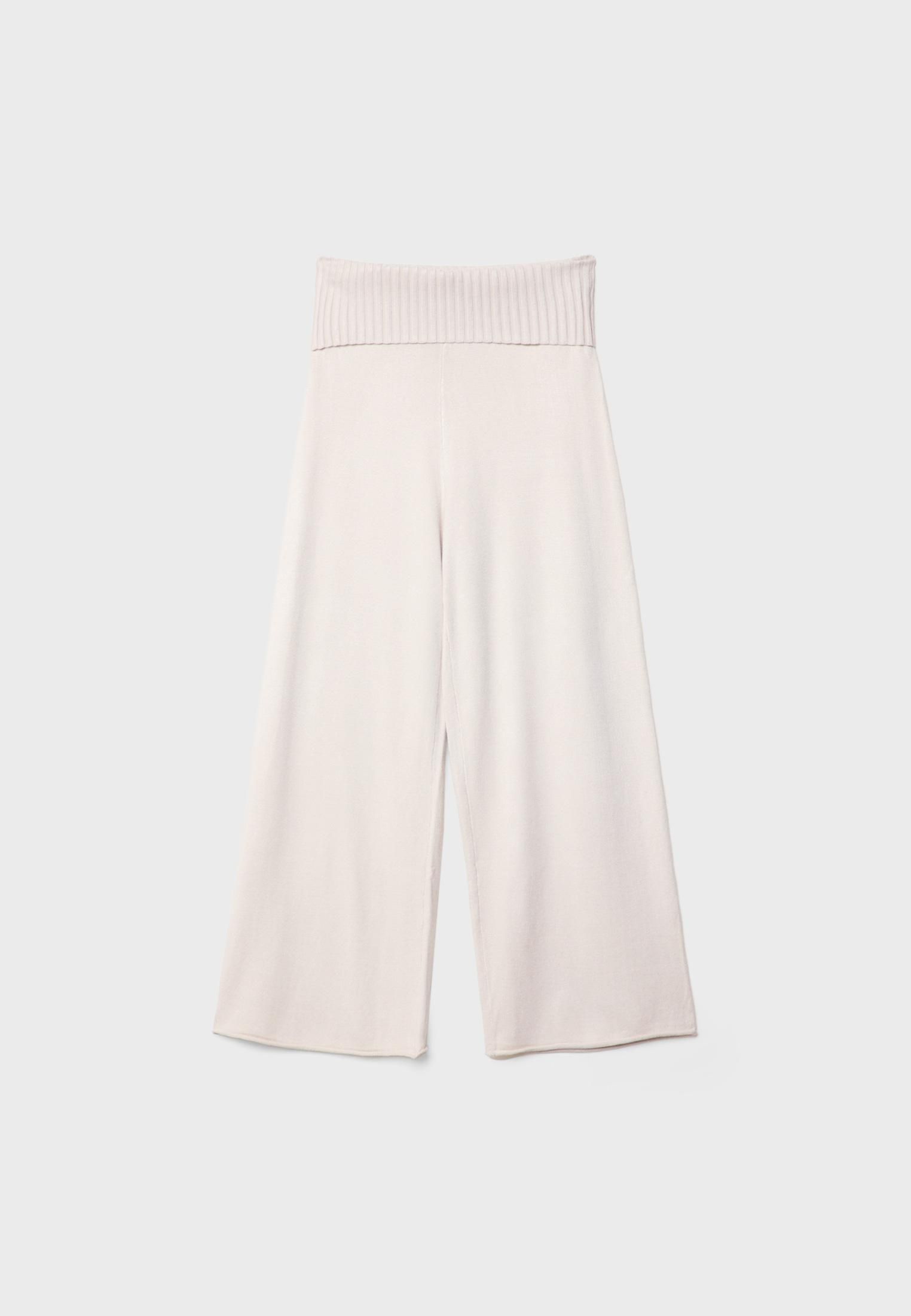 Culotte Pantalon Blanco Mujer Stradivarius Stradivarius Tiene El