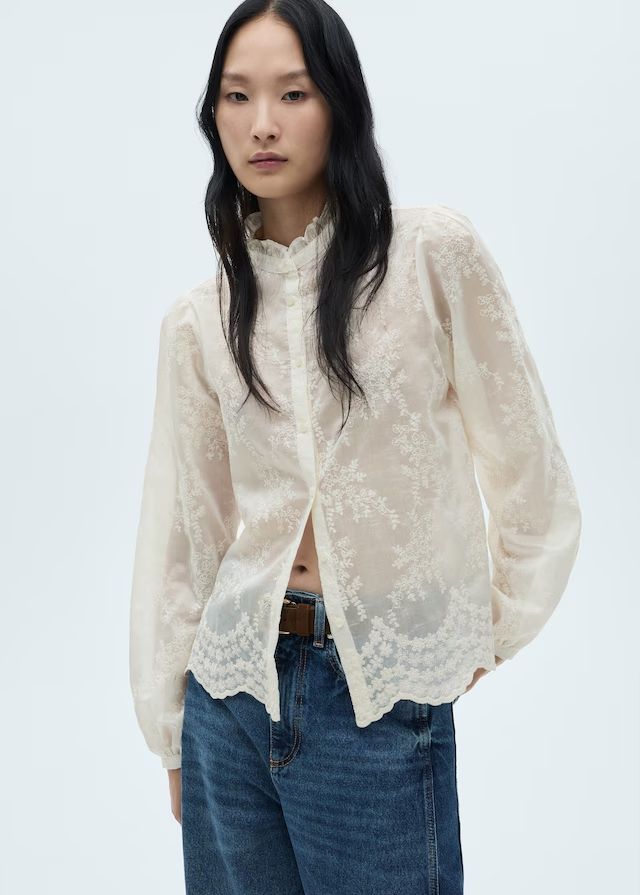 Zara Camisa Lencera Stradivarius Ropa Blusas Mango Nueva Coleccion