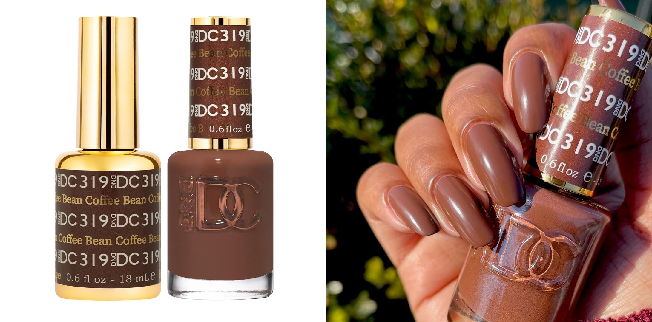 Chocolate Mosaic Textured Nails 2024