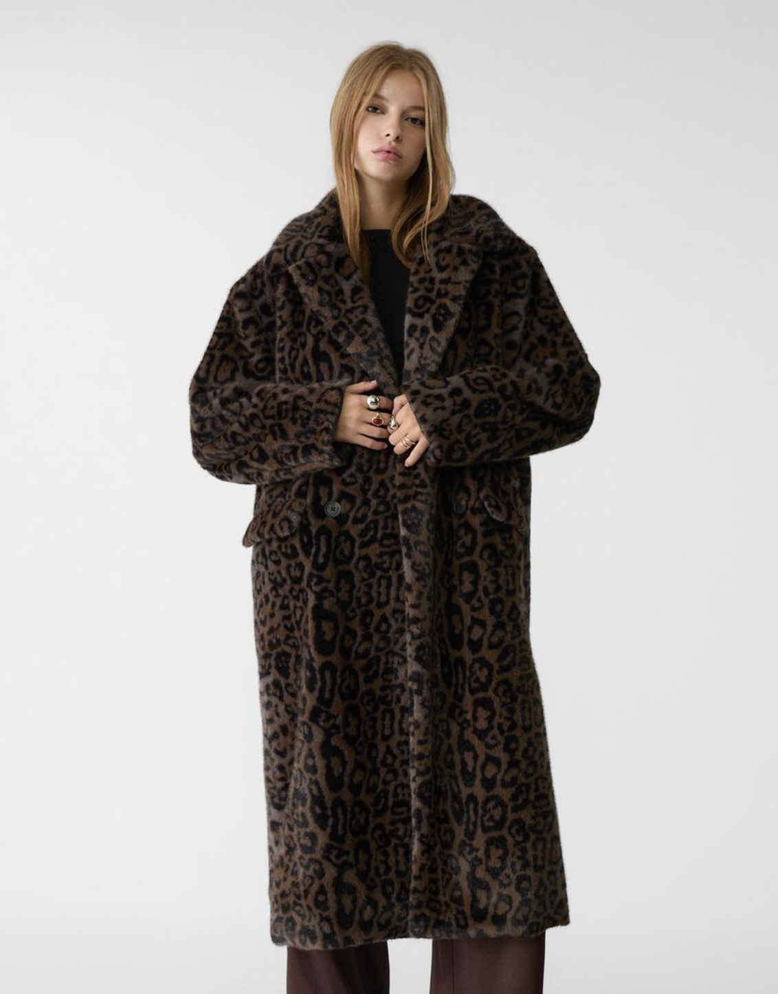 Moda Cardigan Largo Stradivarius Abrigo Pelo Stradivarius Abrigo