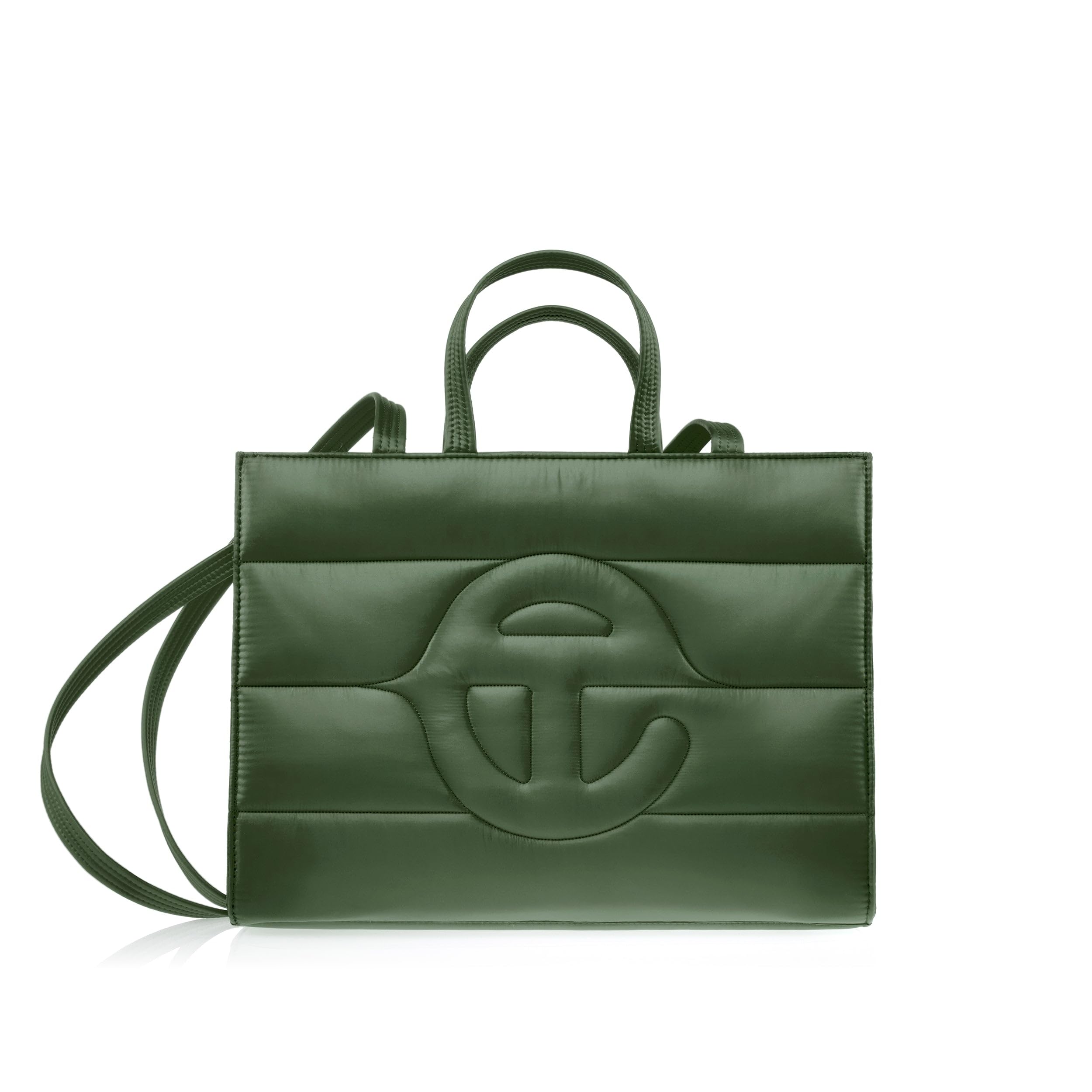 Telfar Clemens Gold Telfar Telfar Clemens Handbag With E Logo
