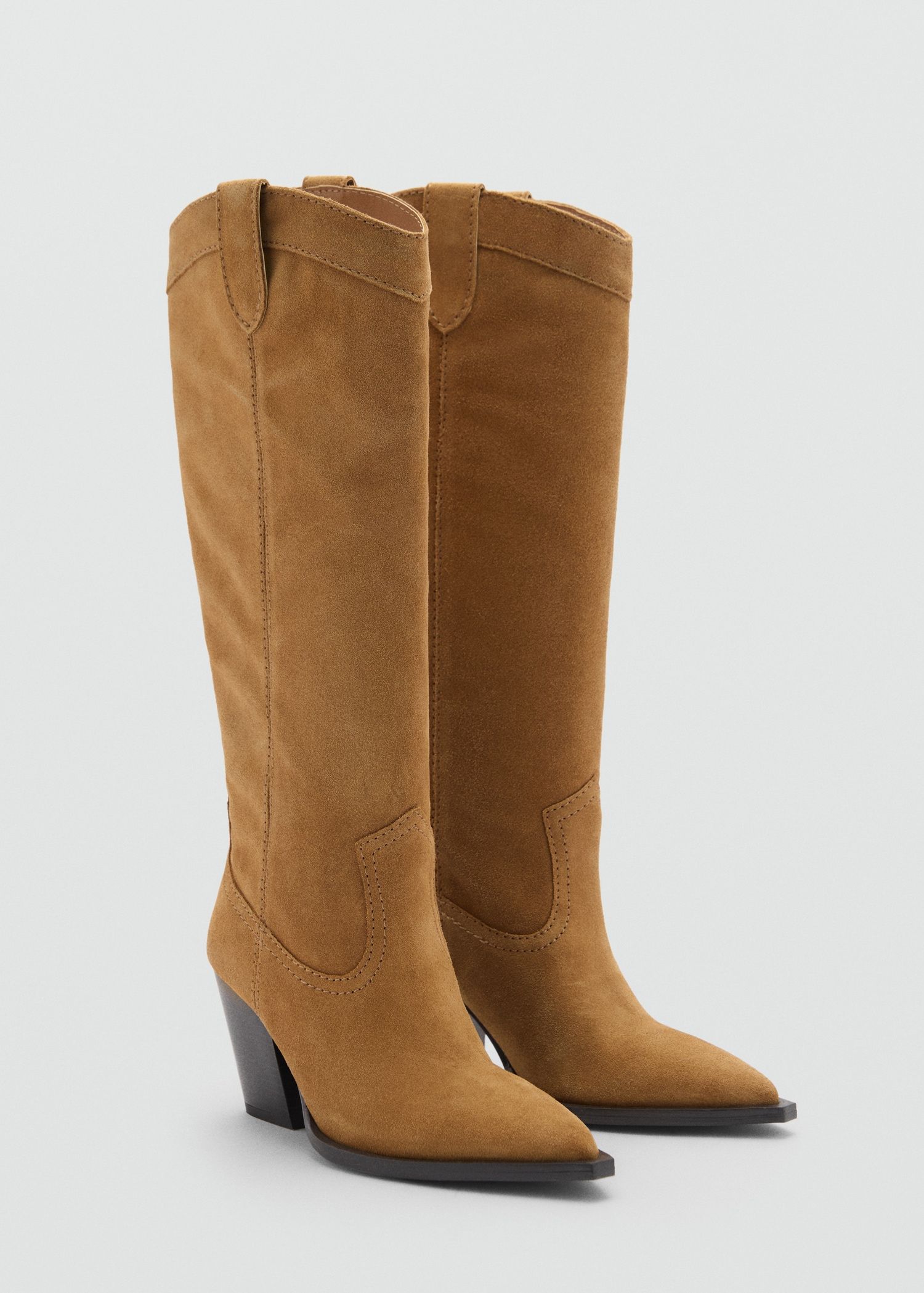 Knee High Boots Bota Suela Track Mango Botines Mango Outlet Mujer