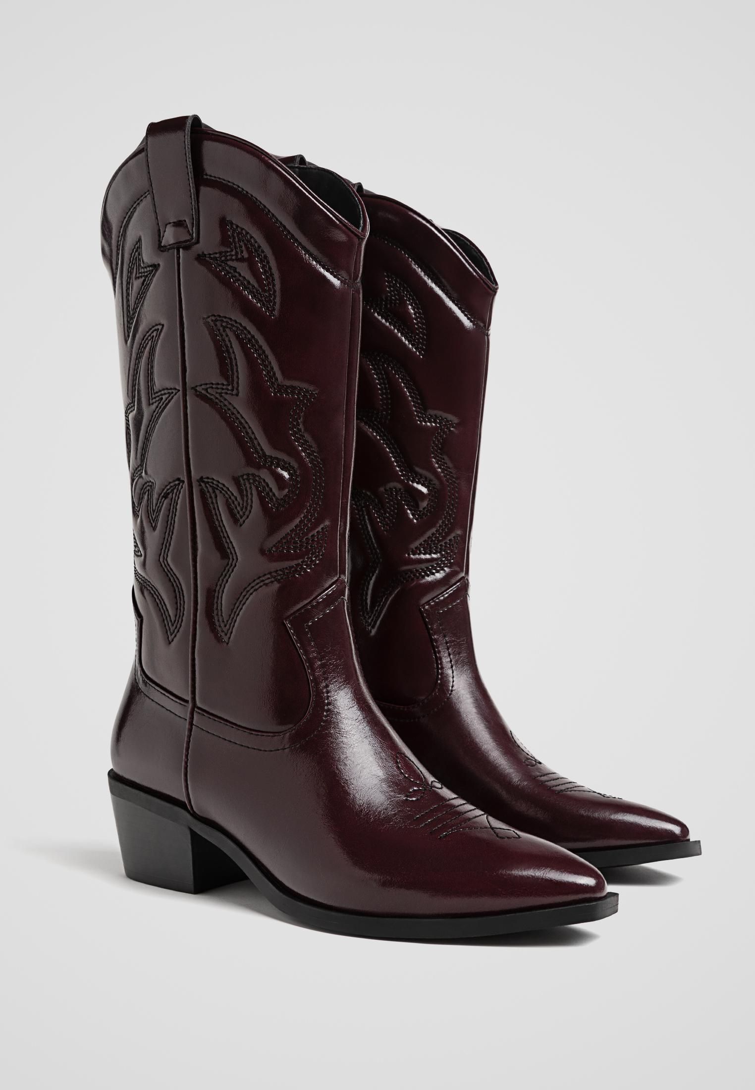 Botas Camperas Stradivarius Botas Flecos Stradivarius Botas Boho