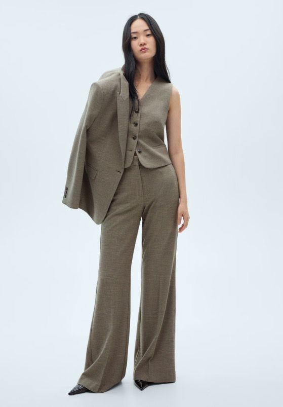 Pantalon Pana Pantalones Cuadros Mujer Mango Pantalon Pana