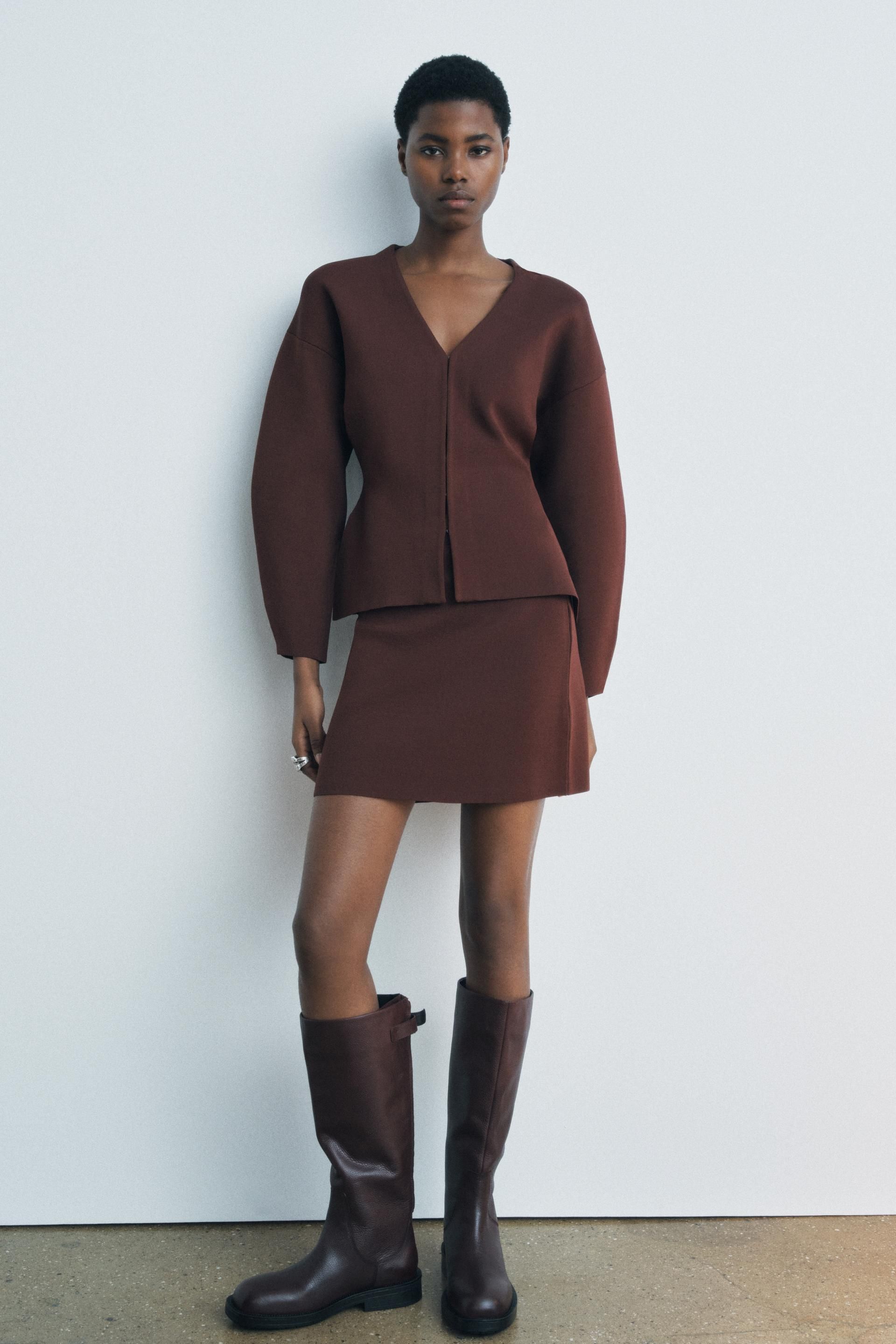 Zara Chaqueta Punto Verde Mujer Chaquetas Americanas De Mujer En