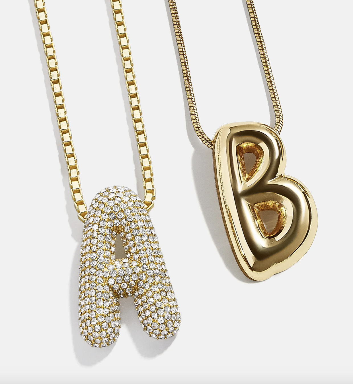 Bubble Initial Necklace BaubleBar Bubble Initial Necklace
