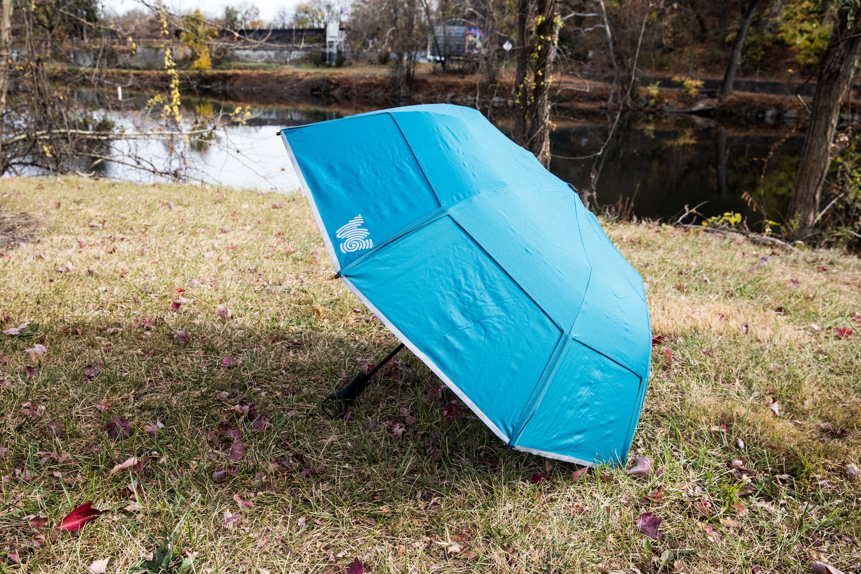 best rectangular patio umbrella with lights 8.2 ft. x 8.2 ft. Patio Offset Cantilever Umbrella With LED Lights,  Rectangular Canopy, Steel Pole and Ribs in Navy Blue